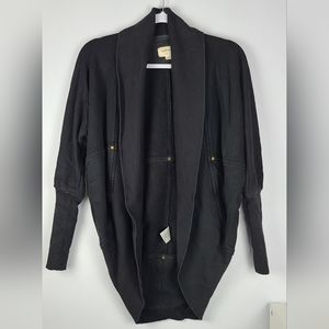 Wilfred Diderot Cocoon Cardigan – Black, Oversized XS